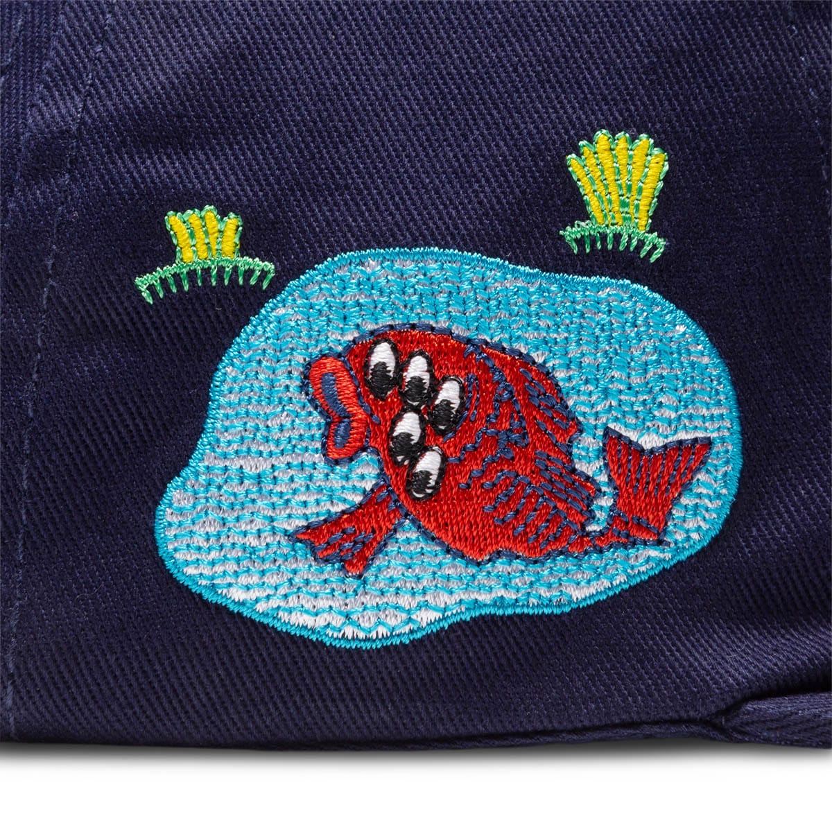 Brain Dead Headwear NAVY / O/S RIVER 6 PANEL CAP