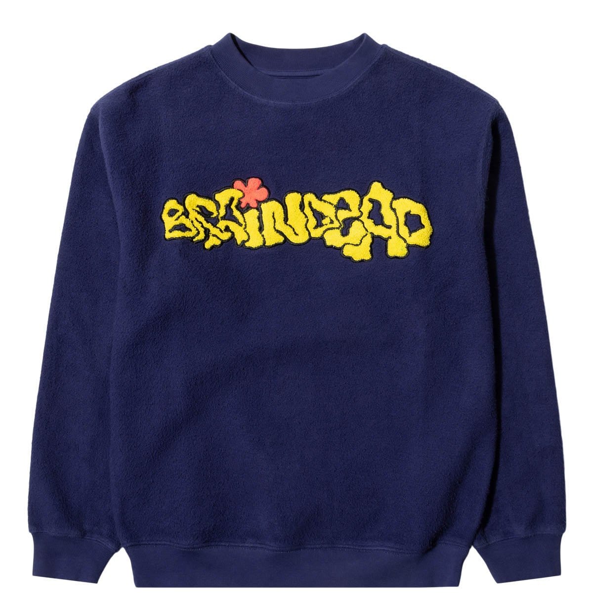 Brain Dead Hoodies & Sweatshirts SLIME REVERSE FLEECE CREWNECK