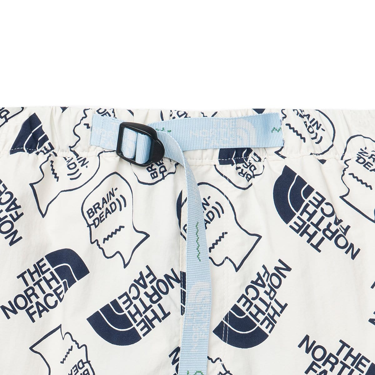 x Brain Dead Baggy Climber Short Vintage White/TNF Navy – Bodega