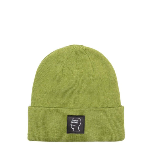 Brain Dead Headwear APPLE / O/S LOGO HEAD WOOL BEANIE