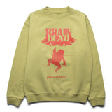 Brain Dead Hoodies & Sweatshirts PEACE OF TIME CREWNECK SWEATSHIRT