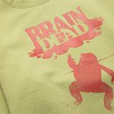 Brain Dead Hoodies & Sweatshirts PEACE OF TIME CREWNECK SWEATSHIRT