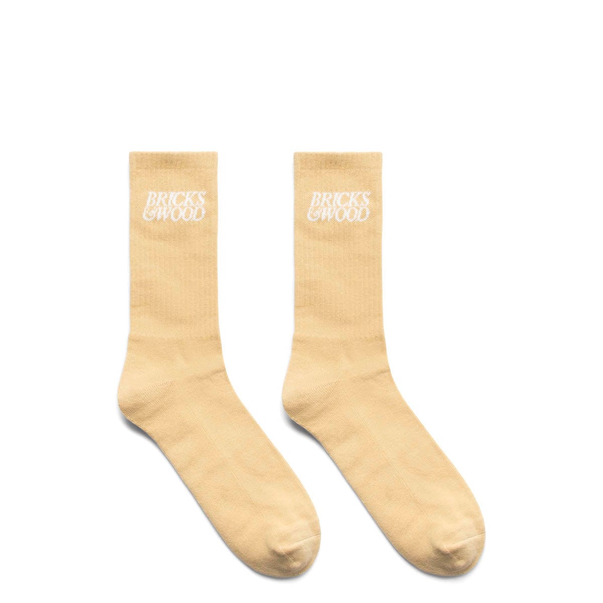 Bricks & Wood Socks TAN / O/S LOGO SOCKS
