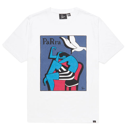 By Parra BIRD ATTACK T-SHIRT WHITE