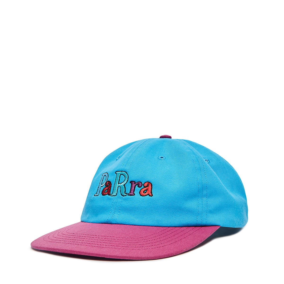 By Parra Headwear MULTI / O/S SERIF LOGO 6 PANEL HAT