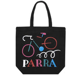 By Parra Bags & Accessories BLACK / OS BROKEN BIKE TOTE BAG