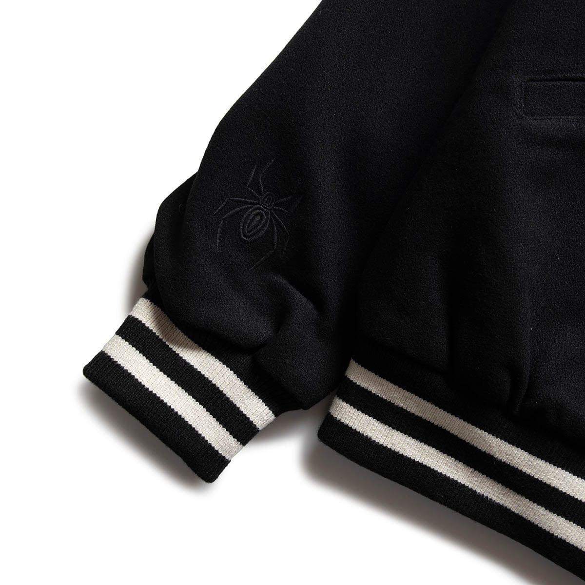 Om Star Sleeve Varsity Jacket