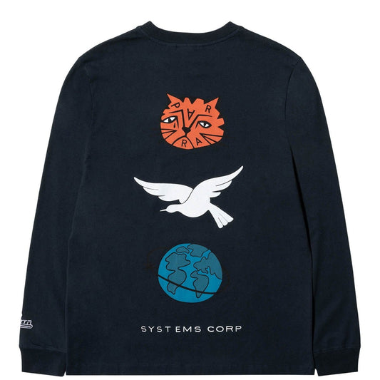 By Parra T-Shirts SAD CAT SYSTEM LS T-SHIRT