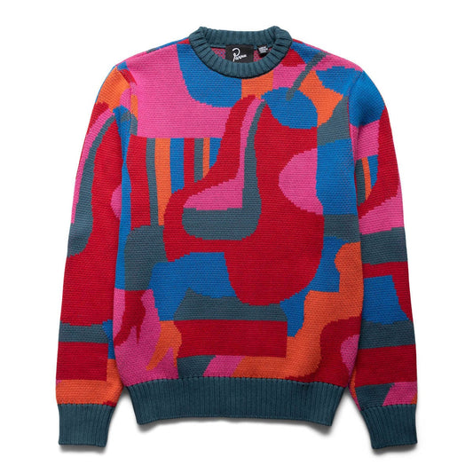 By Parra Knitwear SITTING PEAR PATTERN KNITTED PULLOVER