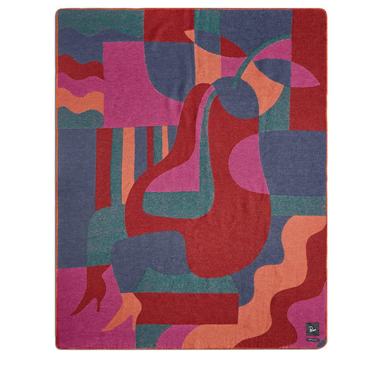 By Parra Home MULTI / O/S SITTING PEAR WOOL BLANKET