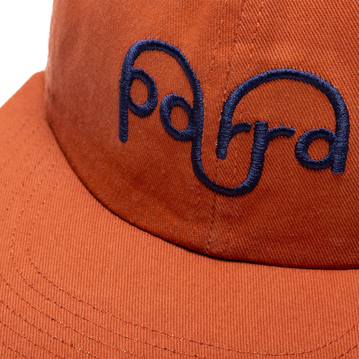 By Parra Headwear CINNAMON / O/S WEIRD LOGO 6 PANEL HAT