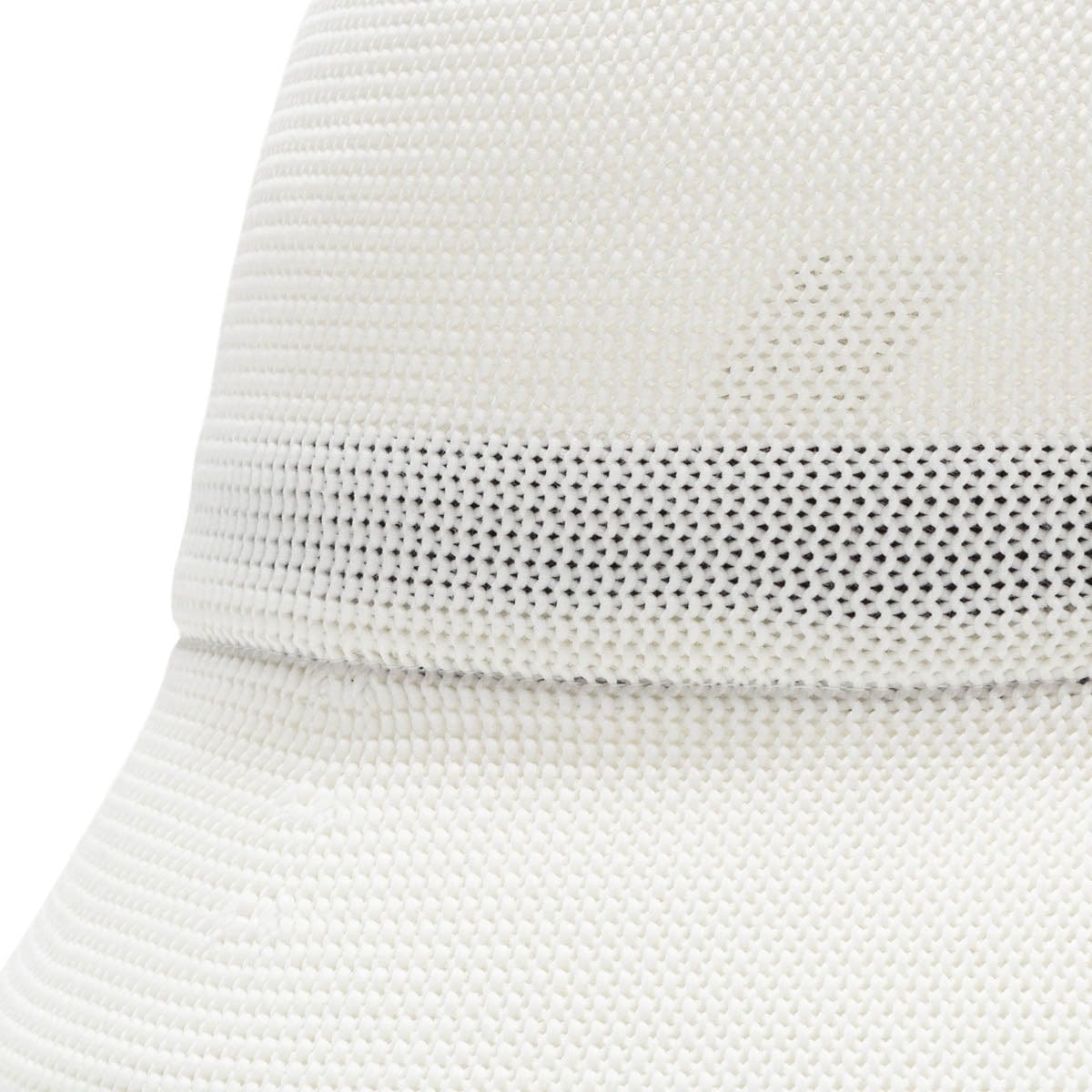 MESH KNIT BUCKET HAT 1 WHITE | polo-shirts men usb office