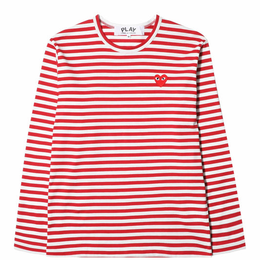 Comme des Garçons Play T-Shirts PLAY STRIPED T-SHIRT