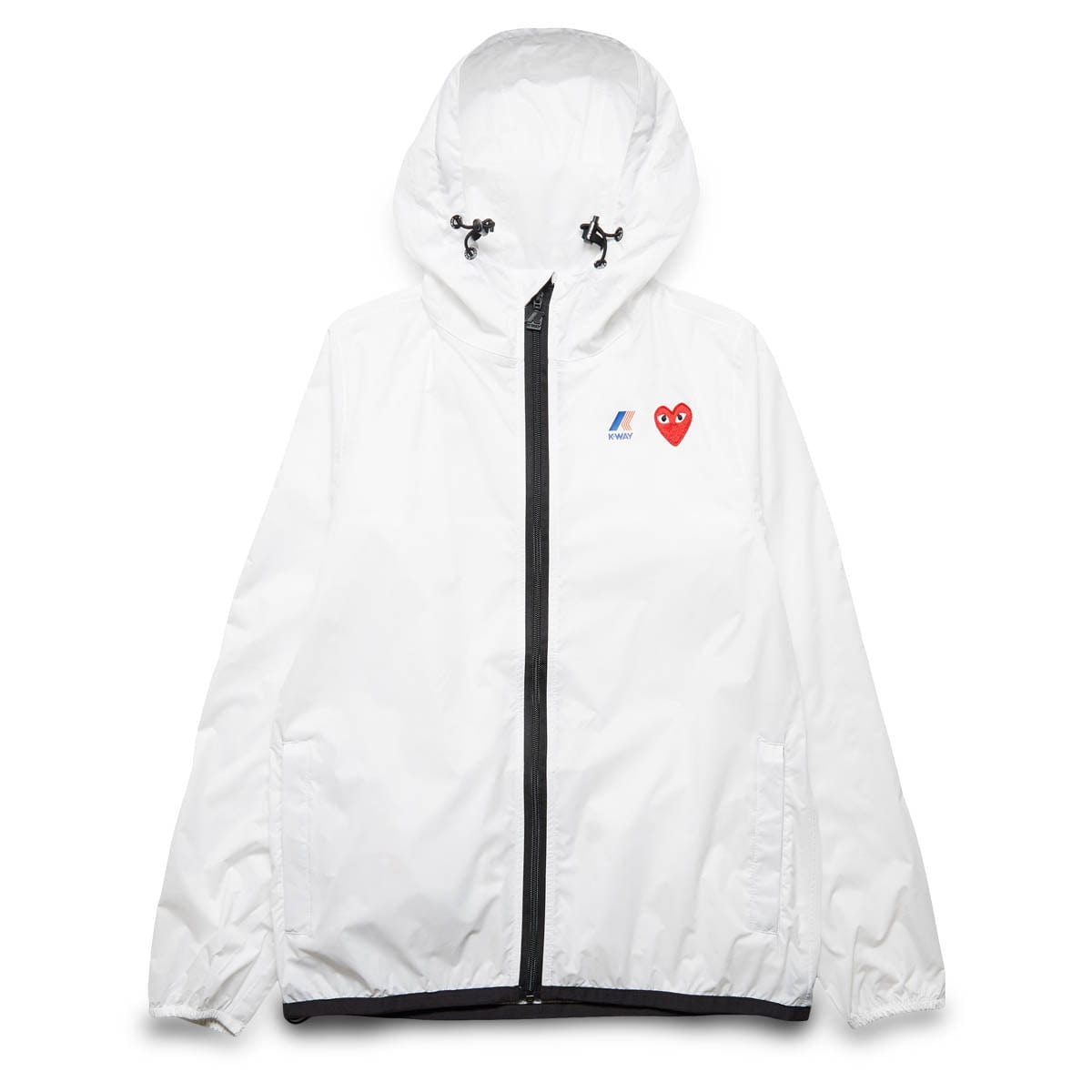 Comme des Garçons Play Outerwear K-WAY HOODIE FULL ZIP