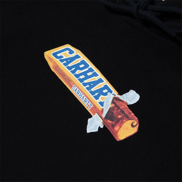 Carhartt WIP Hooded Chocolate Bar Sweat Grey Heather - Freshcotton