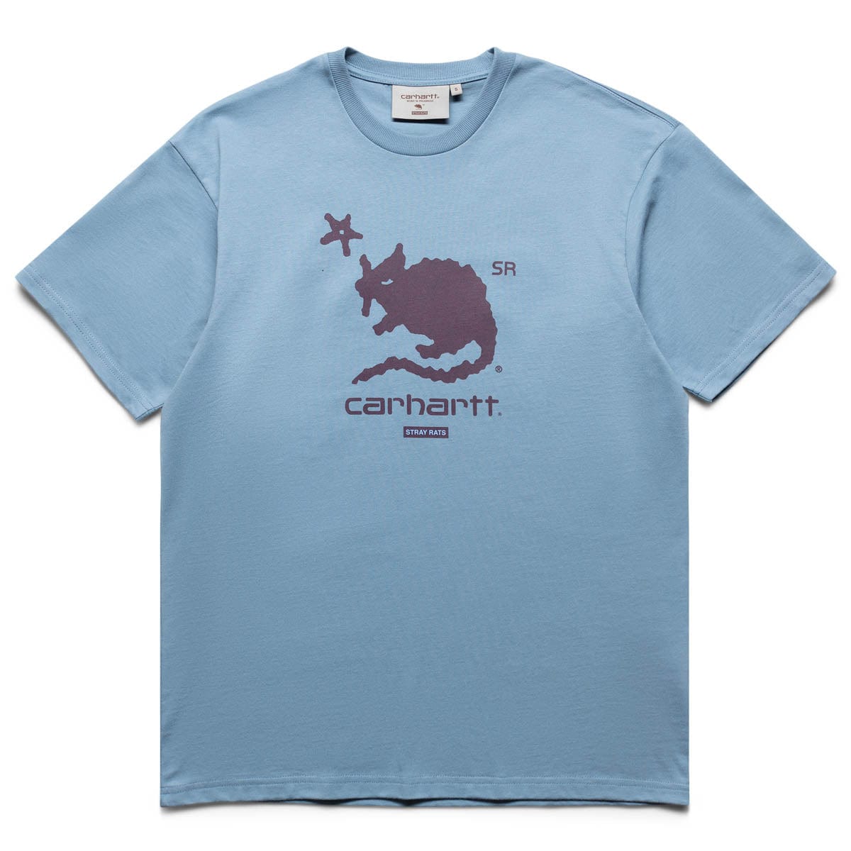 Carhartt W.I.P. T-Shirts X STRAY RATS WONKY RAT LOGO TEE