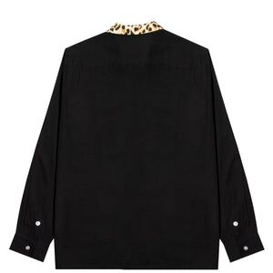 x Wacko Maria 50's LS SHIRT Black/Leopard – Bodega