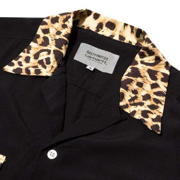 x Wacko Maria 50's LS SHIRT Black/Leopard – Bodega