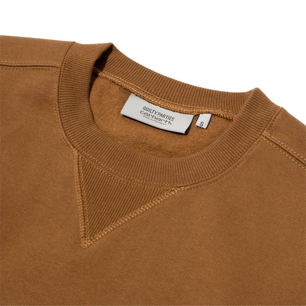 x Wacko Maria AMERICAN SCRIPT SWEATER Brown – Bodega