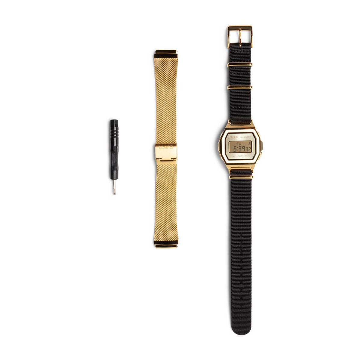 Casio Watches BLACK/GOLD / O/S A1000MGN-9