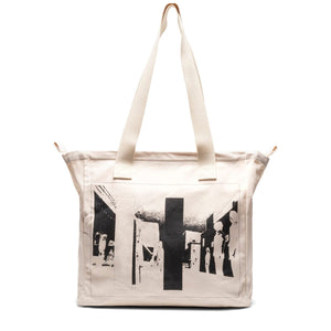 COMPARTMENTALIZED TOTE BAG - Ecru