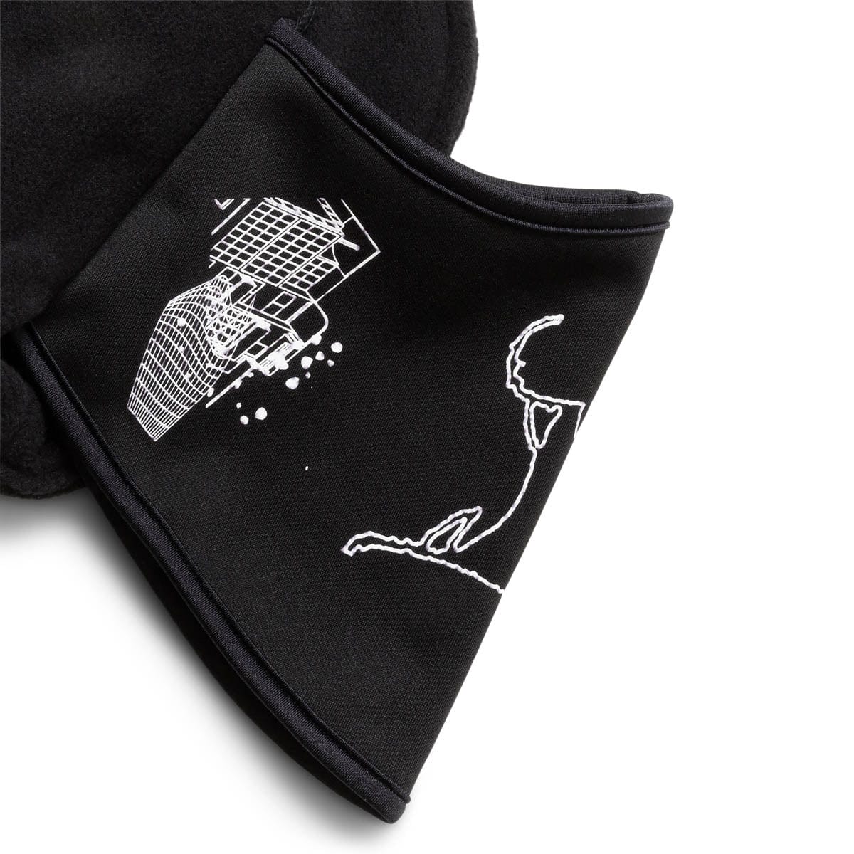 FLEECE MASK CAP BLACK | Bodega
