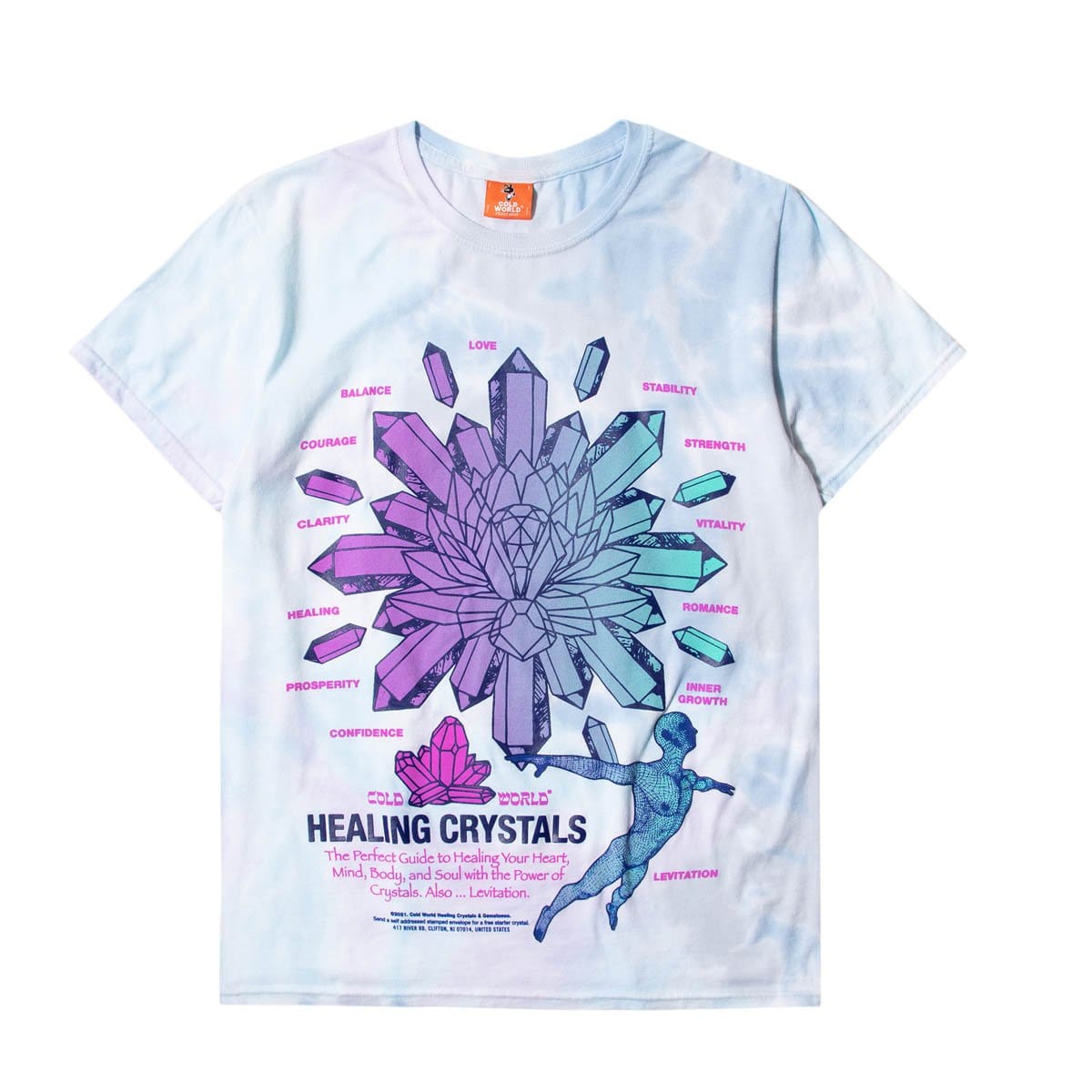 Cold World Frozen Goods T-Shirts CRYSTALS & LEVITATION TEE