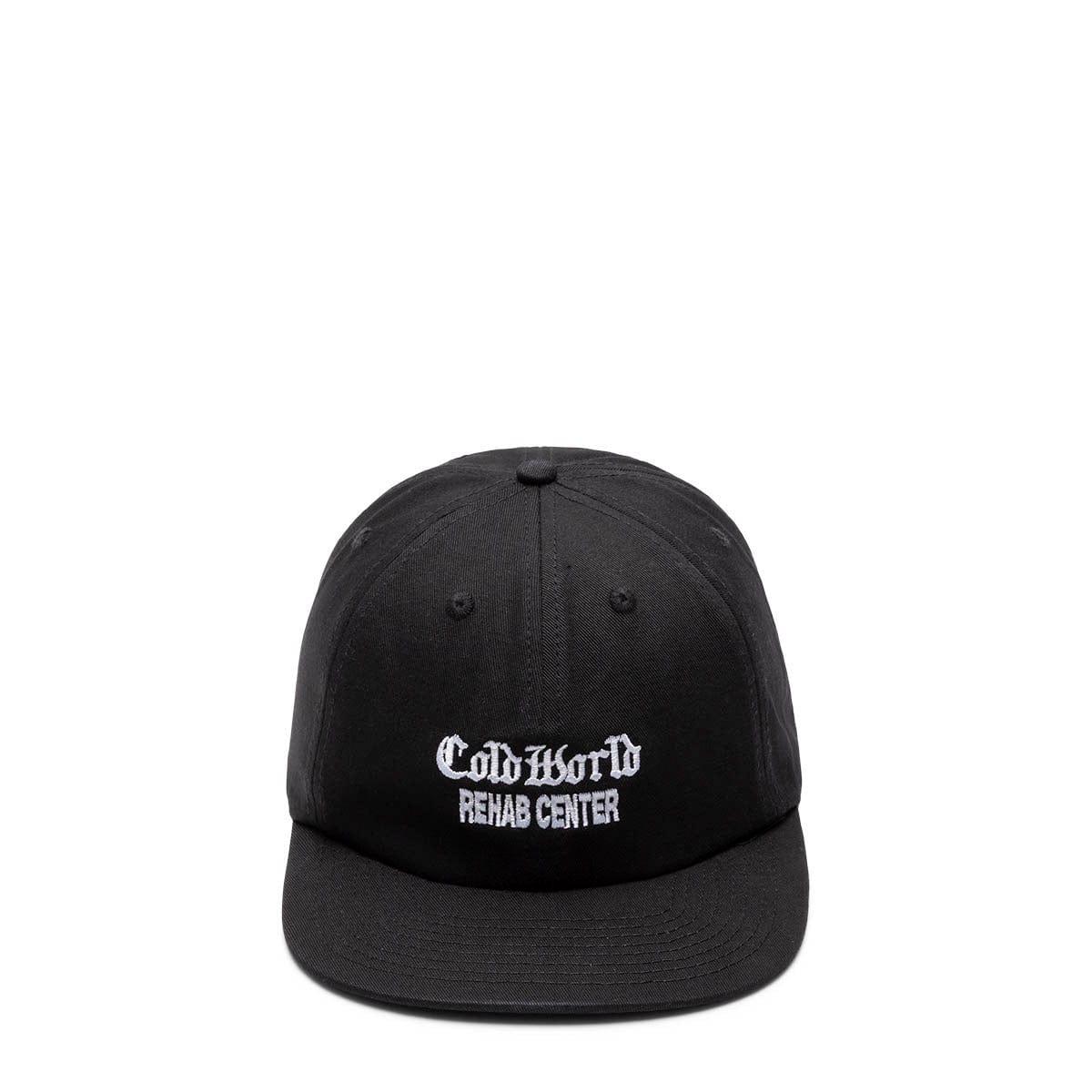 Cold World Frozen Goods Accessories - HATS - 5Panel Hat BLACK / O/S REHAB UNSTRUCTURED 6 PANEL