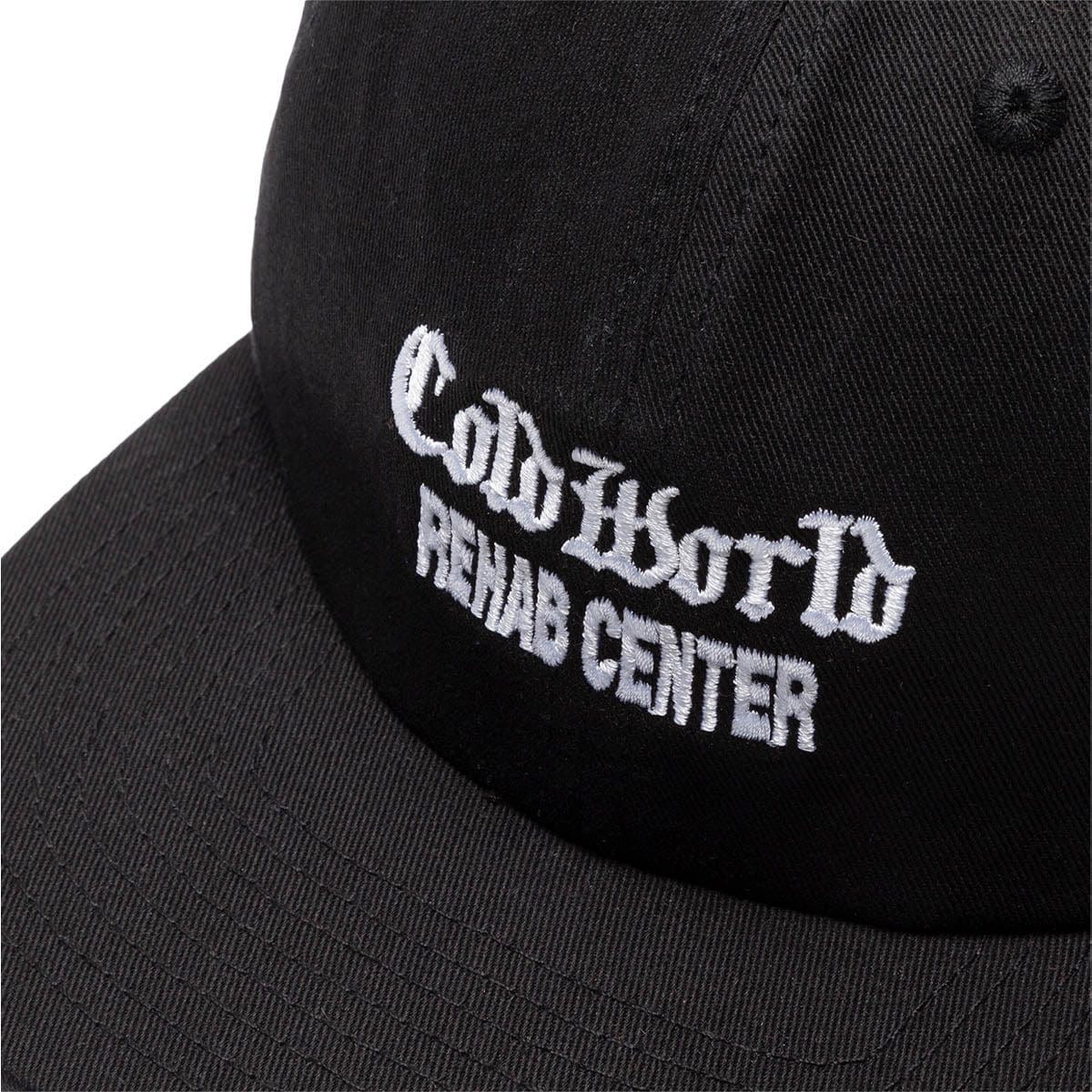 Cold World Frozen Goods Accessories - HATS - 5Panel Hat BLACK / O/S REHAB UNSTRUCTURED 6 PANEL