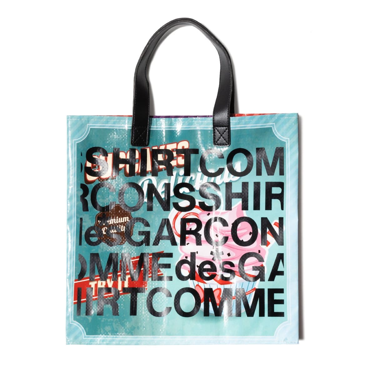Comme Des Garçons SHIRT Bags & Accessories PRINT A / O/S SHOPPING TOTE BAG