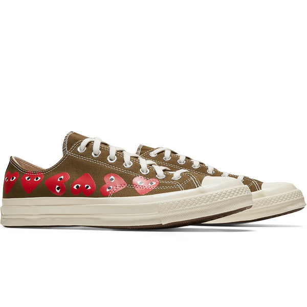Brown cdg converse low Clearance