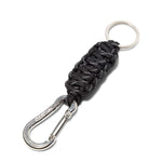 Load image into Gallery viewer, DSPTCH Odds &amp; Ends BLACK 3M/STEEL / O/S BRAIDED KEY CHAIN
