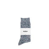 Druthers Socks BLUE / O/S RECYCLED COTTON MELANGE CREW SOCK