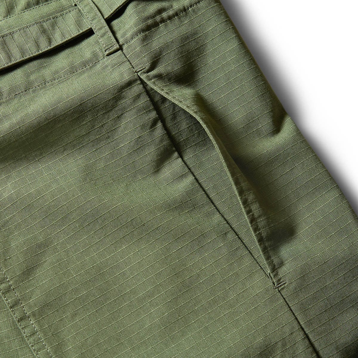 Olive Green Long Cotton Fisherman Pants for Men