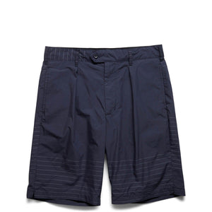 SUNSET SHORT Navy/Grey Nyco Horizontal Stripe | Bodega