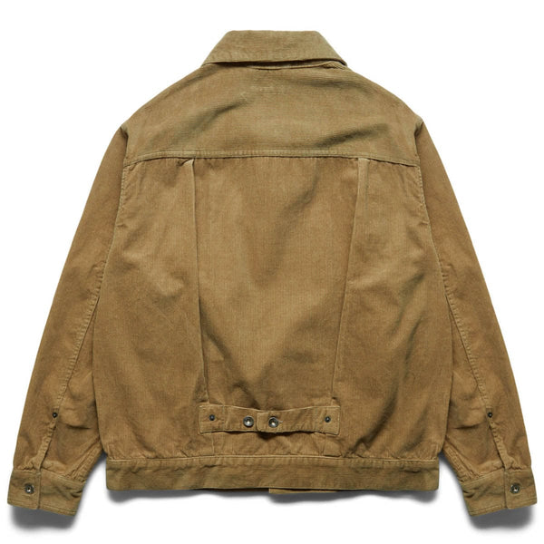 TRUCKER JACKET Khaki 14W Corduroy | Bodega