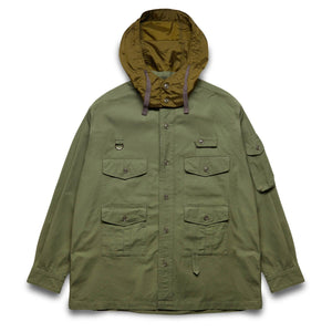 FISHING OVER SHIRT Olive Cotton Ripstop | Bodega