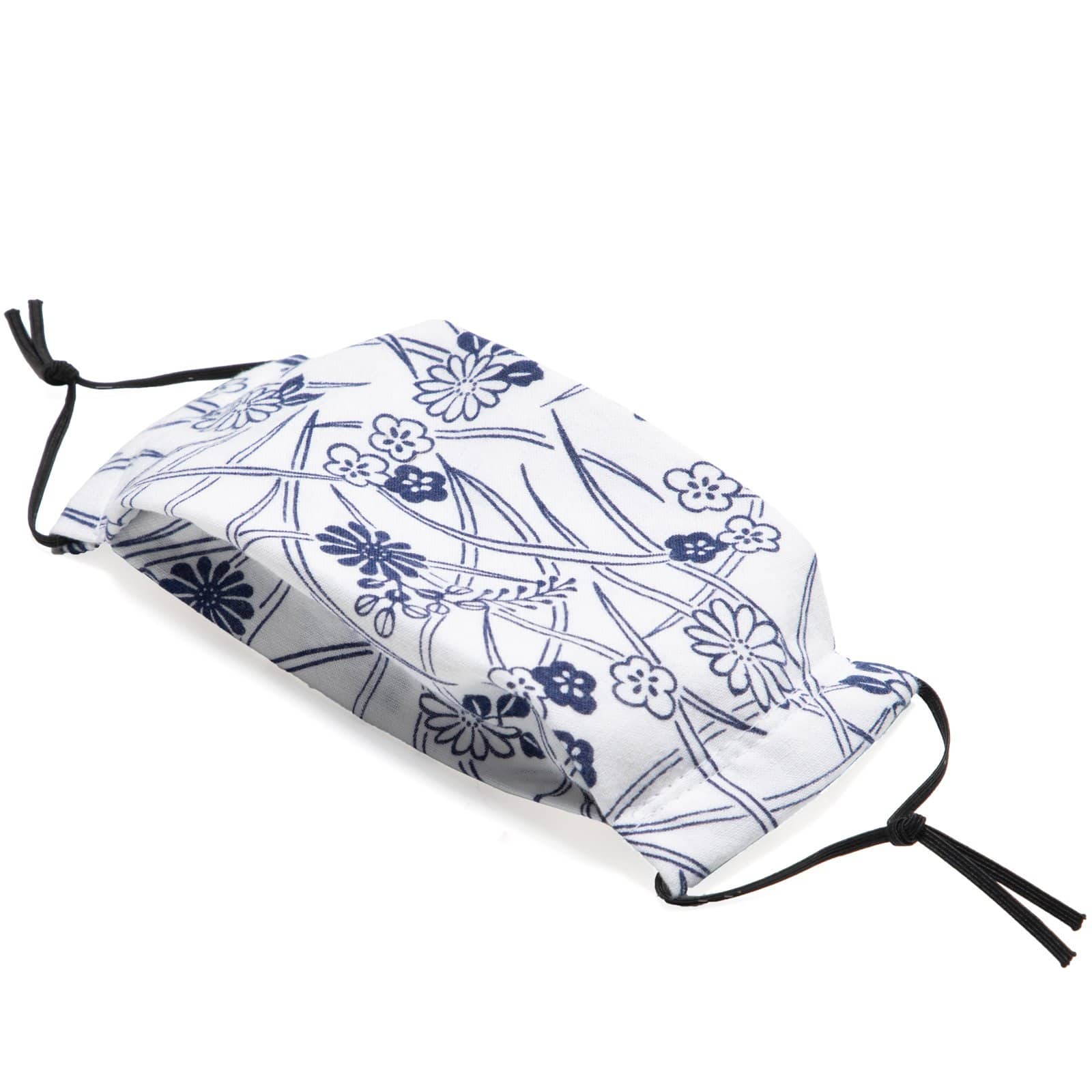 Etako Etako Headwear NVY/WHT / O/S FLORAL FABRIC FACE MASK