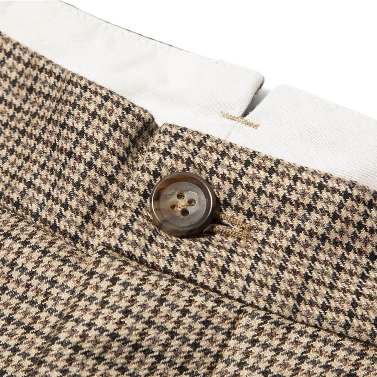 ANDOVER PANT Brown Wool Poly Gunclub Check – Bodega