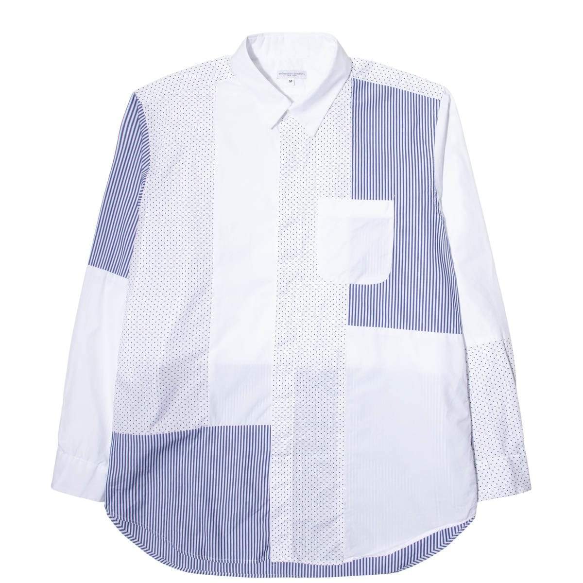 Engineered Garments Shirts COMBO SHORT COLLAR SHIRT