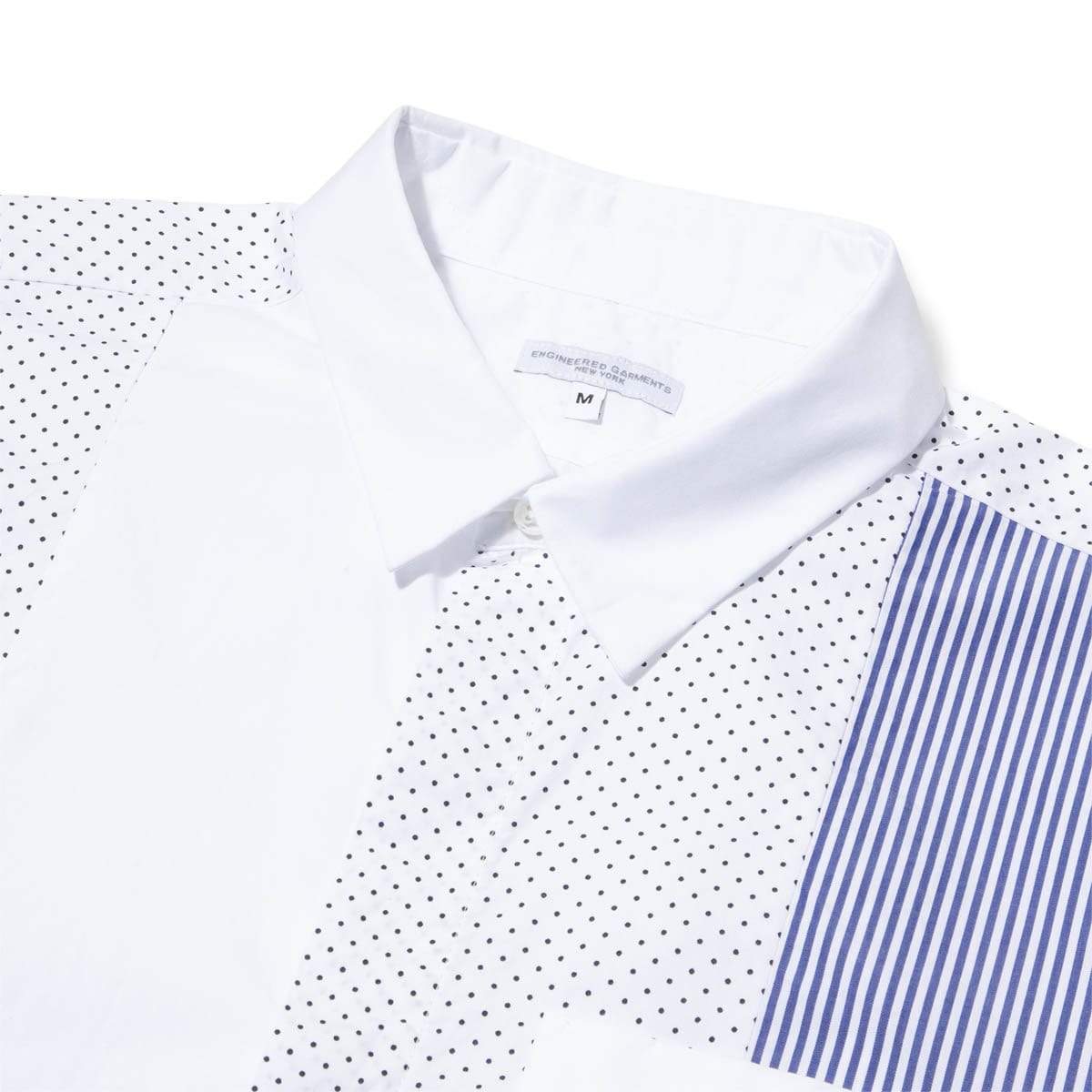 Engineered Garments Shirts COMBO SHORT COLLAR SHIRT