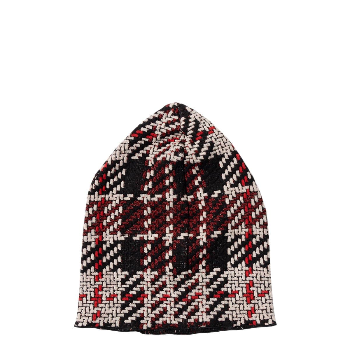 Engineered Garments Bags & Accessories BLACK/RED TWEED KNIT / OS KNIT BEANIE CAP