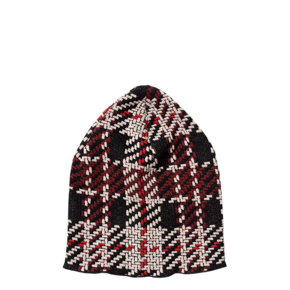 Engineered Garments Bags & Accessories BLACK/RED TWEED KNIT / OS KNIT BEANIE CAP