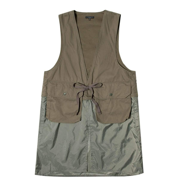 LONG FOWL VEST Olive – Bodega