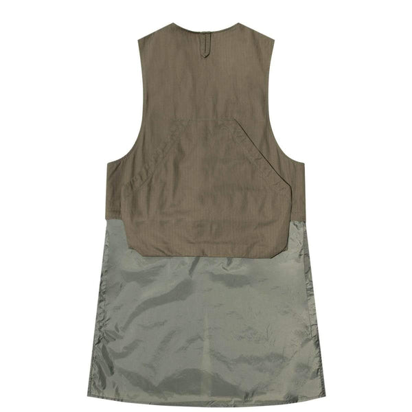 LONG FOWL VEST Olive – Bodega