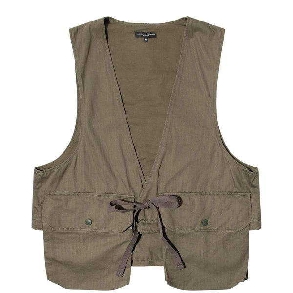 LONG FOWL VEST Olive – Bodega