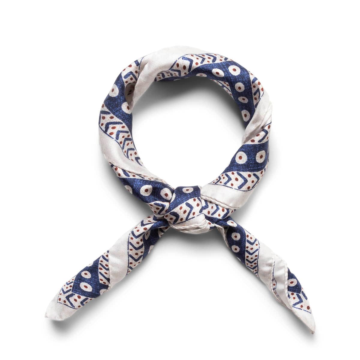 Engineered Garments Scarves & Gloves WHITE SILK PAISLEY / O/S PAISLEY NECKERCHIEF