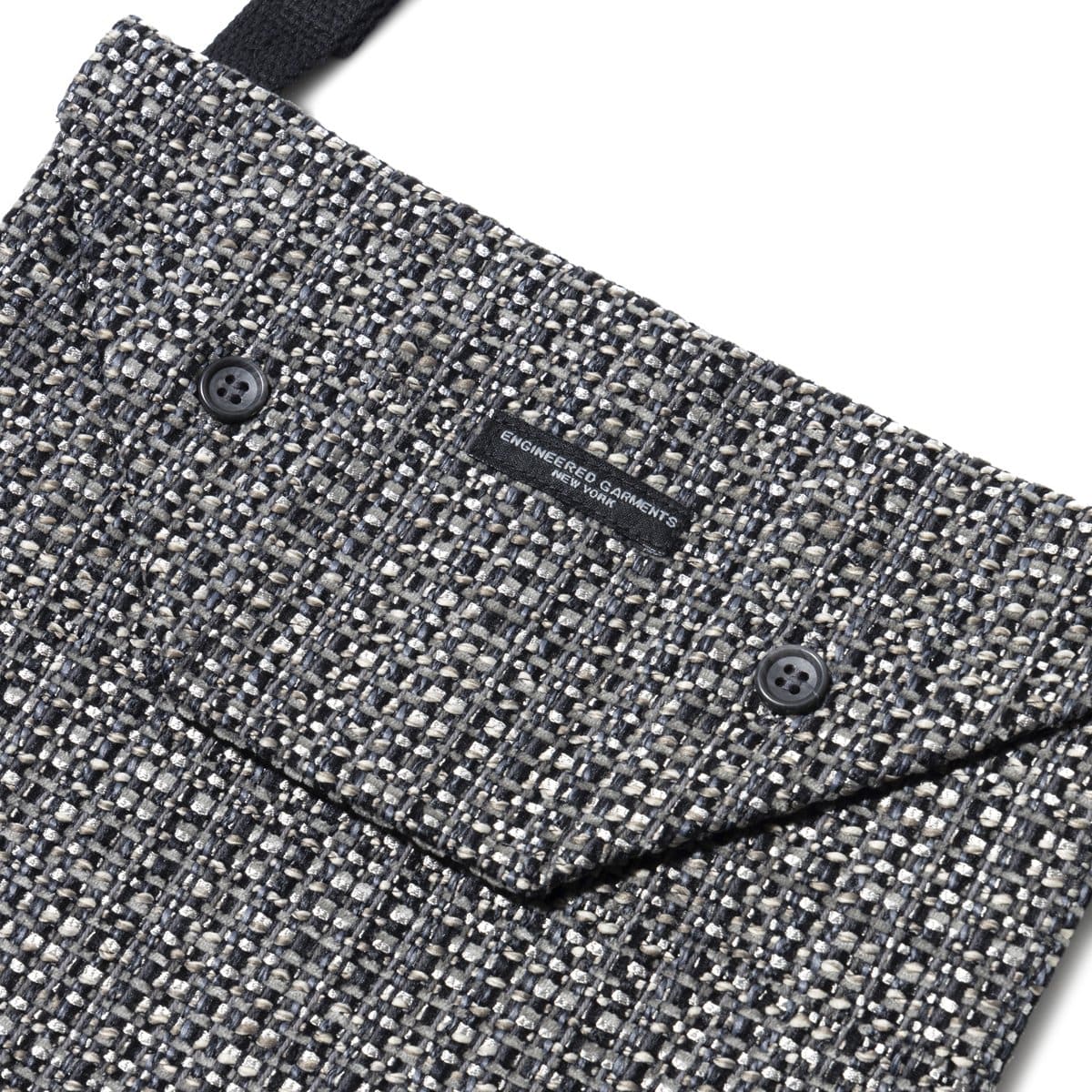 Engineered Garments Bags & Accessories GREY/BLACK PC FAUX TWEED / OS SHOULDER POUCH
