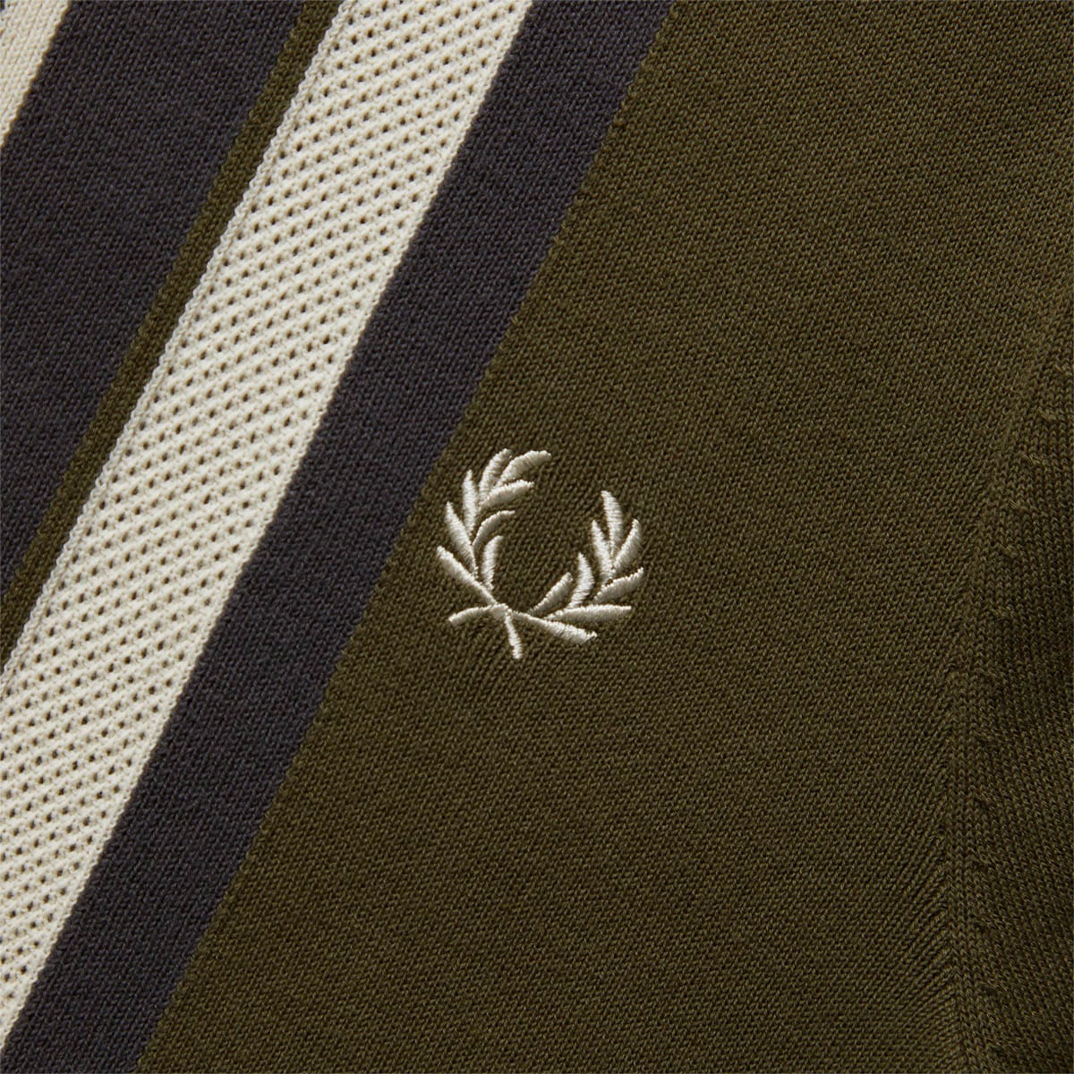 Fred Perry Shirts STRIPED KNITTED SHIRT