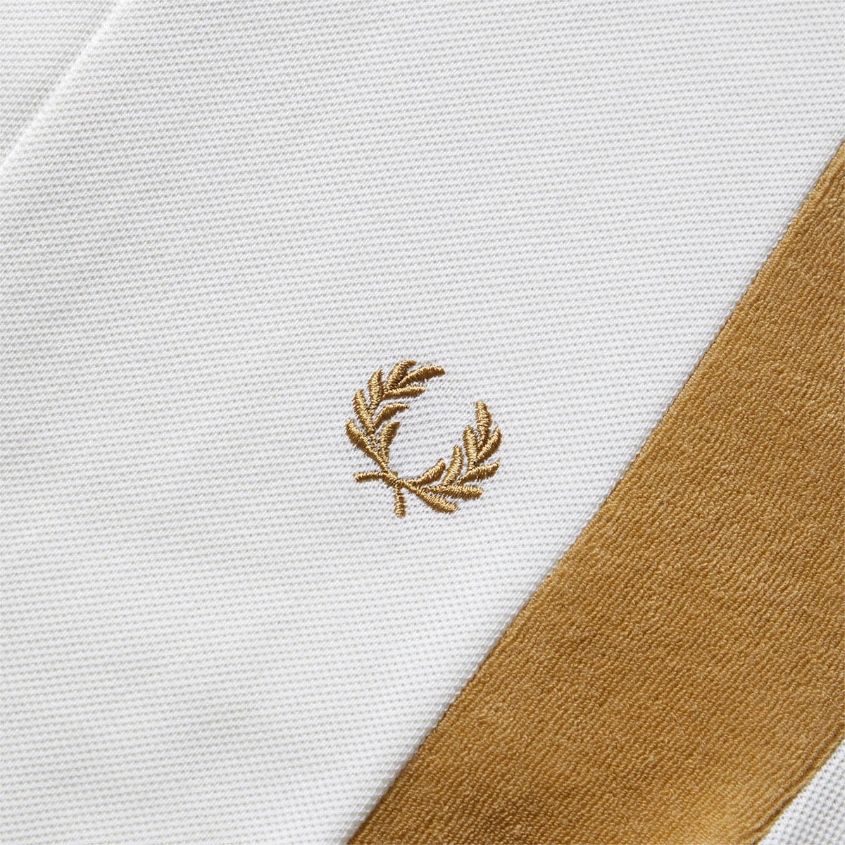 Fred Perry Shirts TOWELLING PANEL POLO SHIRT